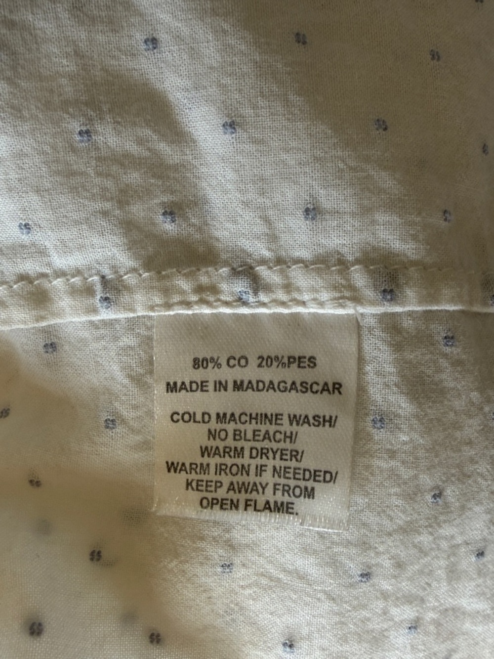 Hill House Home Ellie Nap Dress, pale blue and white Swiss dot - Picture 4 of 5